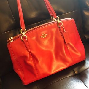 Red Coach Purse